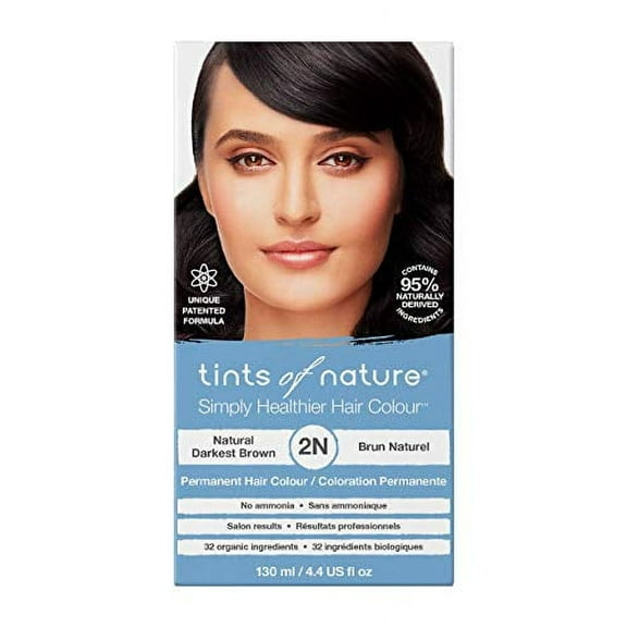 Tints of Nature 2N Natural Dark Brown Vegan Permanent Hair Dye, 1 Ea