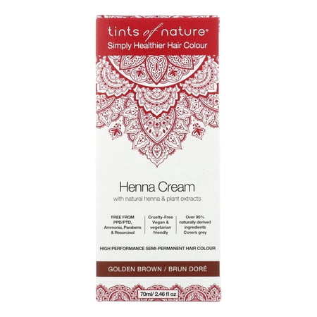 Tints of Nature Henna Cream Golden Brown 2.7 oz Liquid