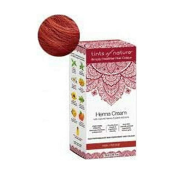 Tints of Nature, Semi-Permanent Henna Cream Hair Colour Red, 1 Ea