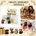 thumbnail image 1 of Tiny 3D Beaded Animal DIY Kit, 4 Cute Designs with Instructions, 3D Animal Themed Beadwork Kit for Beginners & Craft Enthusiasts, Home DIY Craft Project (Woodland Friends), 1 of 7
