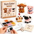 thumbnail image 1 of Tiny 3D Beaded Animal DIY Kit, 4PCS DIY Animal Beading Embroidery Kit, All Accessories Included Beads String Tools Guide, Stress Relief Focus for Desk Decor Vibrant Charm, 1 of 7
