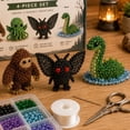 thumbnail image 1 of Tiny 3D Beaded Animal DIY Kit – Beginner Friendly Handmade Bead Art Set, Cute Mini Animal Decor Gift for Craft Lovers Monsters, 1 of 5
