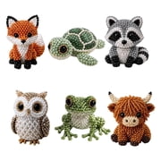 Tiny 3D Beaded Animal DIY Kit   Beginner Friendly Handmade Bead Art Set, Cute Mini Animal Decor Gift for Craft Lovers Teens