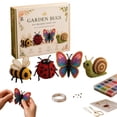 thumbnail image 1 of Tiny 3D Beaded Animal DIY Kit, Easy DIY Beading Embroidery Kit with 4 Cute Designs, 3D Animal Themed Beadwork Kit for Beginners & Craft Enthusiasts, with Instructions(Garden Bugs), 1 of 7