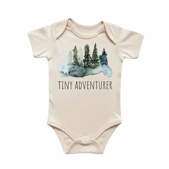 Tiny Adventure Outdoors Newborn Baby Bodysuit
