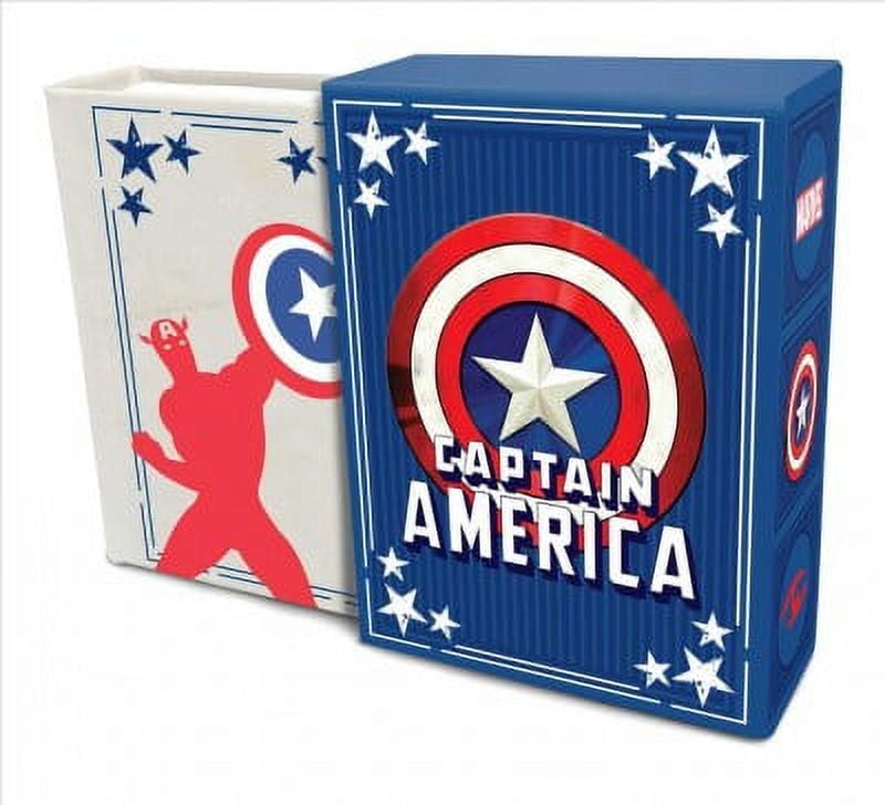 MATT SINGER Tiny Book: Marvel Comics: Captain America (Tiny Book) : Inspirational Quotes From the First Avenger (Fits in the Palm of Your Hand, Stocking Stuffer, Novelty Geek Gift) (Hardcover)