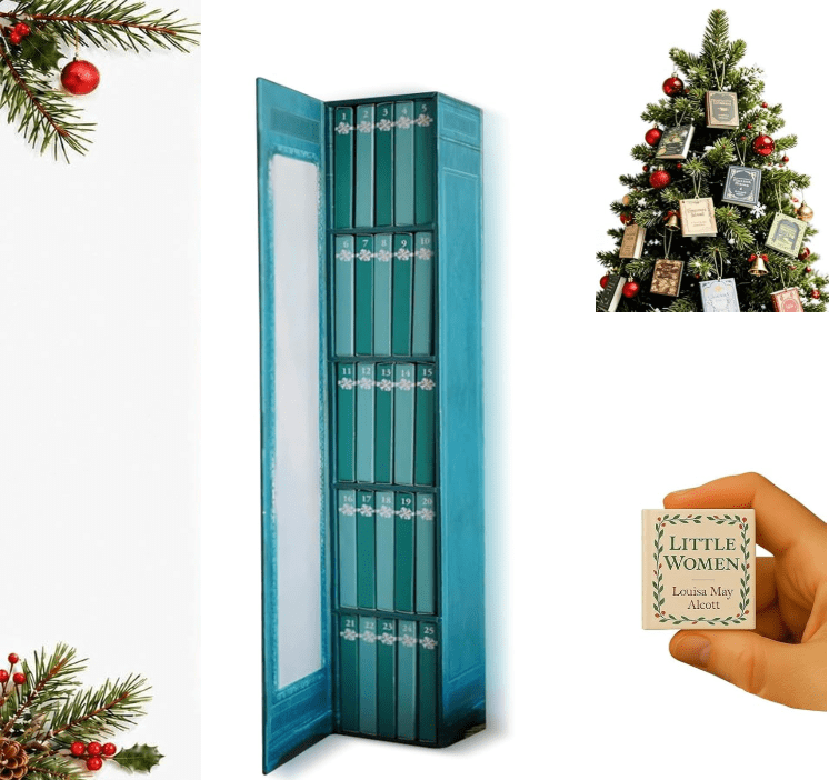 Tiny Books Advent Calendar 2026, 25 Days of Miniature Book Ornaments ...