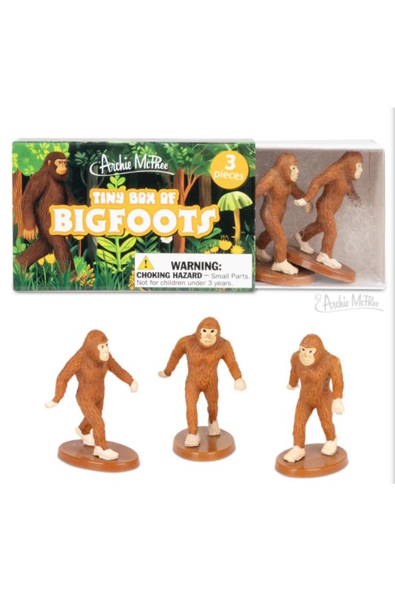 Tiny Box of Bigfoots - 3 Piece Box