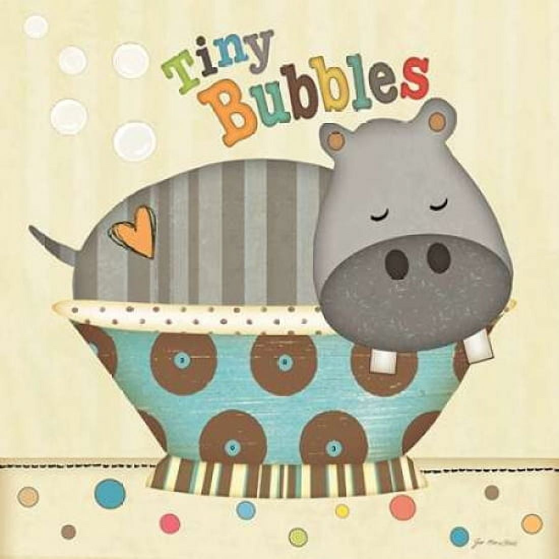 Tiny Bubbles Canvas Art - Jo Moulton (24 x 24)