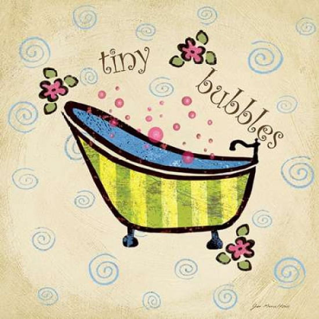 Tiny Bubbles Canvas Art - Jo Moulton (24 x 24)