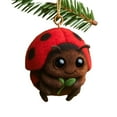 thumbnail image 1 of Tiny Bug Buddies Christmas Tree Hanging Ornaments, Cartoon Insect Decor for Nature Enthusiasts and Unique Holiday Gift Giving, 1 of 8