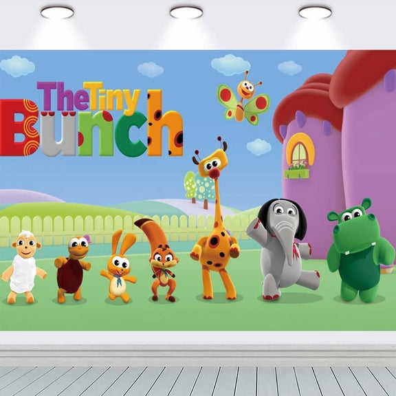 Tiny Bunch Baby TV school Taspestry Wall Decor Background Backdrop Party Supplies Banner Poster Decor Decorations