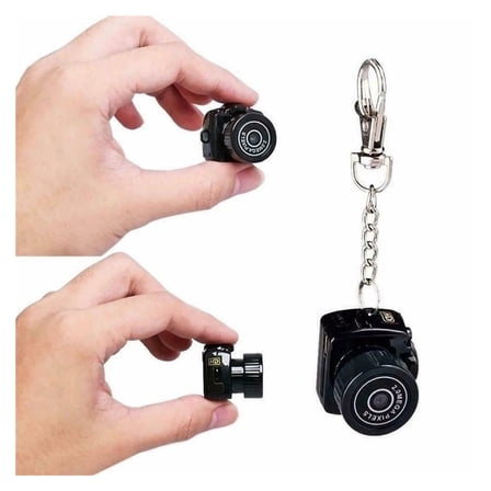 Tiny Camera HD Recorder Camcorder Sport Micro Cam Miniature Security Monitor Camera with Key Chain