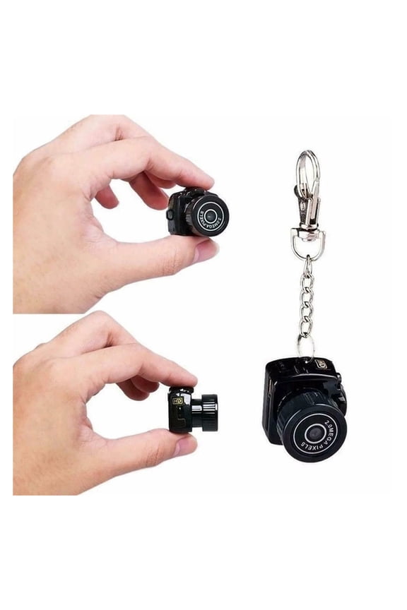 Tiny Camera HD Recorder Camcorder Sport Micro Cam Miniature Security Monitor Camera with Key Chain