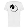 thumbnail image 1 of Tiny Cartoon Sheep T-Shirt Men -Image by Shutterstock, Male Small, 1 of 2