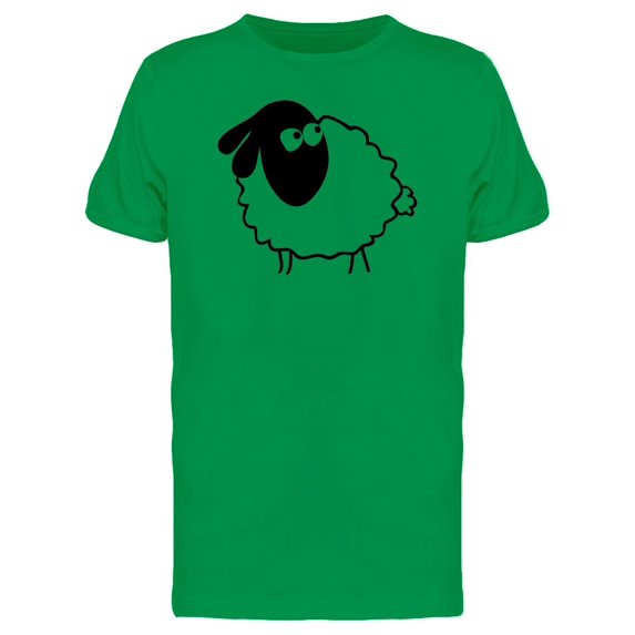 Tiny Cartoon Sheep Tee Men's -Image by Shutterstock