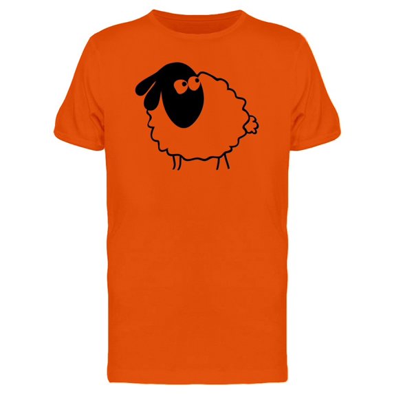 Tiny Cartoon Sheep Tee Men's -Image by Shutterstock