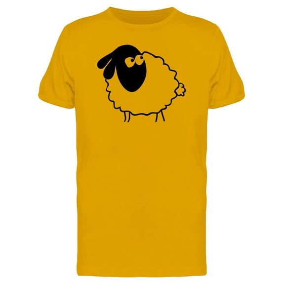 Tiny Cartoon Sheep Tee Men's -Image by Shutterstock