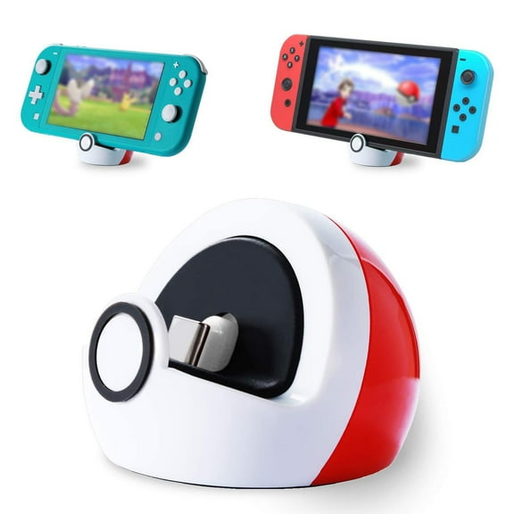 Tiny Charging Stand Compatible with Nintendo Switch 2/Switch/Switch Lite/Switch OLED, Cute Switch Dock Station with USB-C Port, Portable Charger Stand-for Switch-OLED-Lite