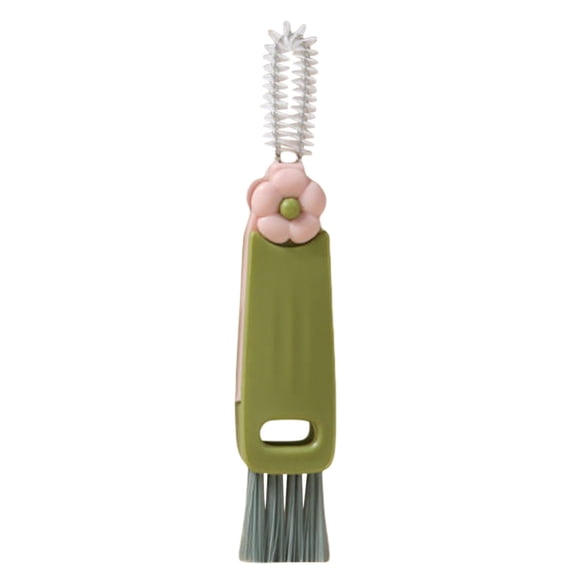 Tiny Cleaning Brush, 3 in 1 Cup Lid Gap Cleaning Brush, Multifunctional Bottle Lid Gap Cleaning Brush, All Purpose Home Kitchen Crevice Brush for Cup Lid Keyboard Small Crevice