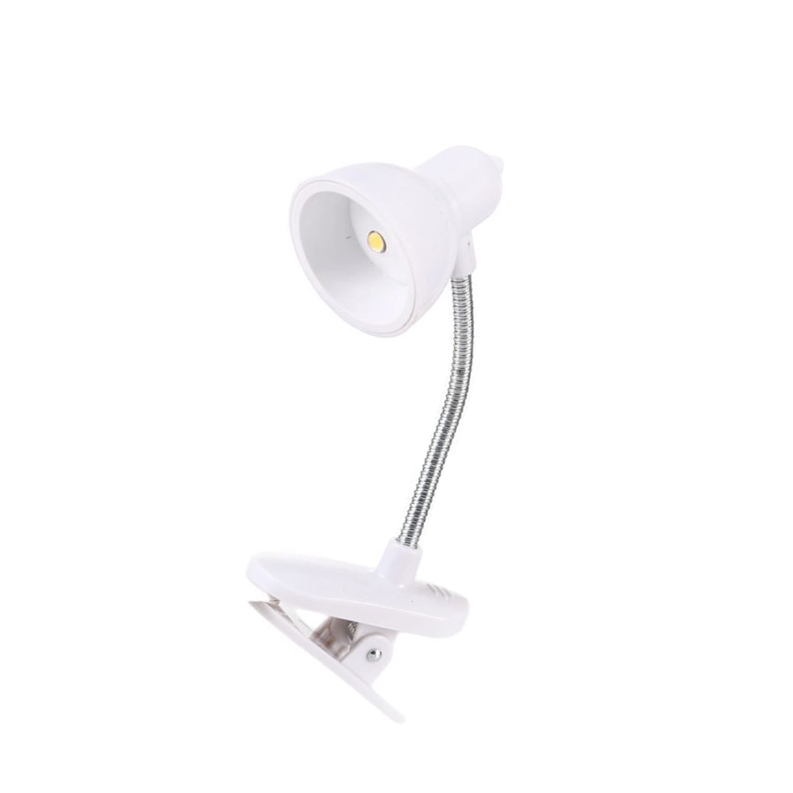 Tiny Clip On Desk Lamp Adjustable Flexible Gooseneck Portable Clamp On ...