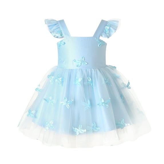 Tiny Cutey Toddler Girl Tulle Tutu Dress Baby Vintage Party Princess Skirt Set for 4-5T