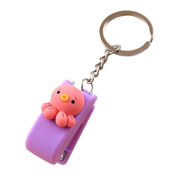 Tiny Decorative Stapler With Keyrings Pocket Size Stapler for Documents Binding