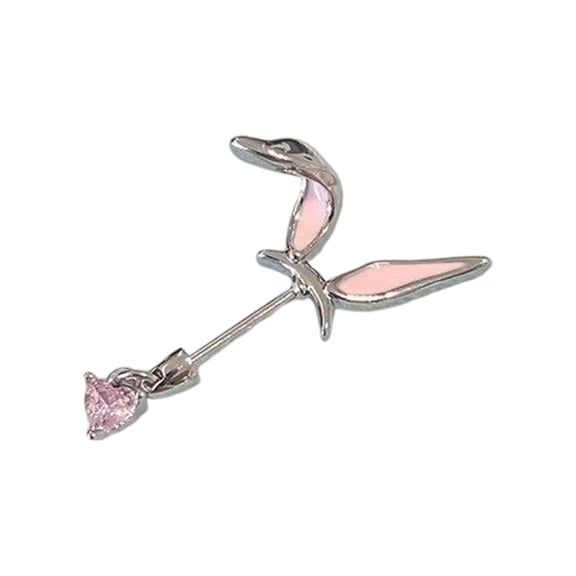 Tiny Ear Studs Cartilage Piercing Jewelry Rabbits Inspired Alloy Earrings Adornment For Teens And Adults