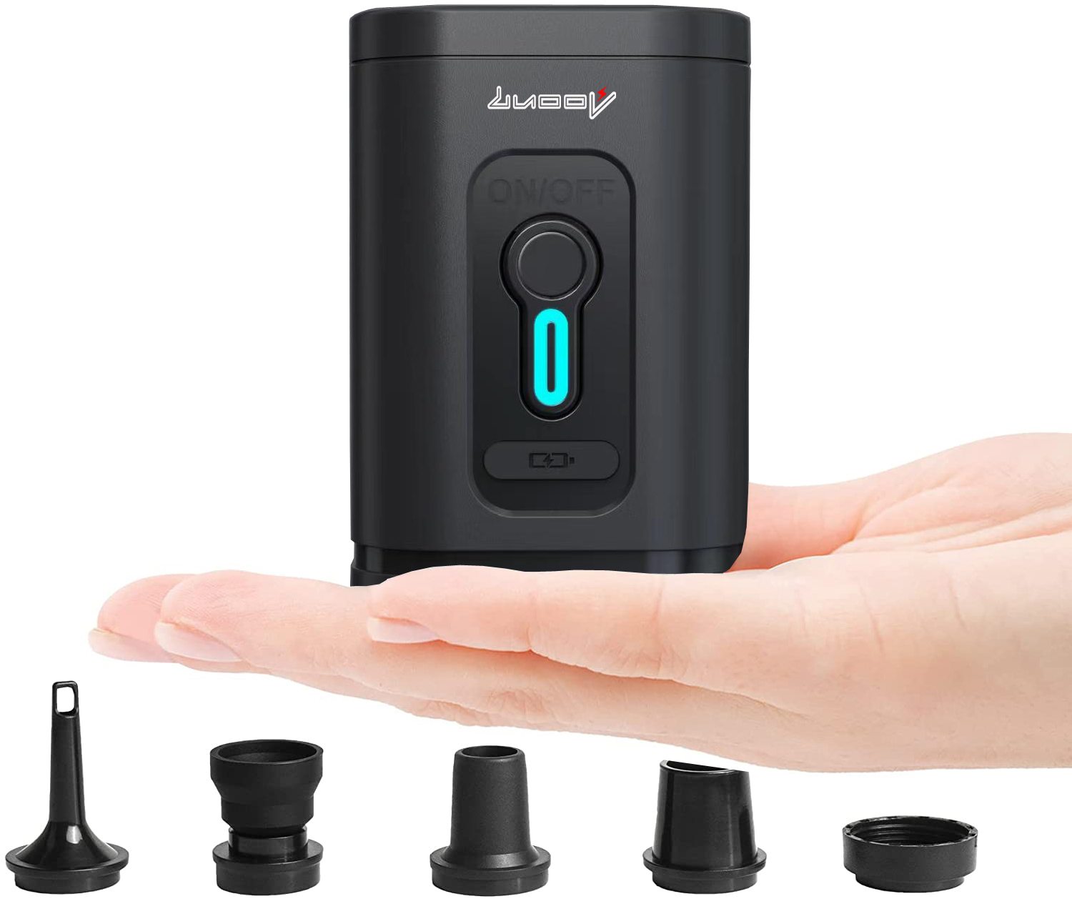 Pompe à Air électrique GIGA Pump 4.0 - Mini Pompe Portable Pour Matelas, Piscines Et Sacs Sous Vide