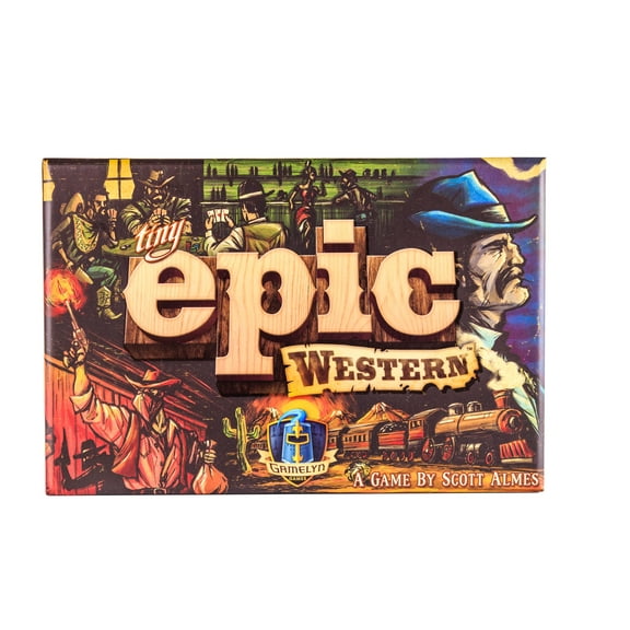 Tiny Epic Western Strategy Board Game: A Boomtown Board Game with a Poker Twist in the Wild West