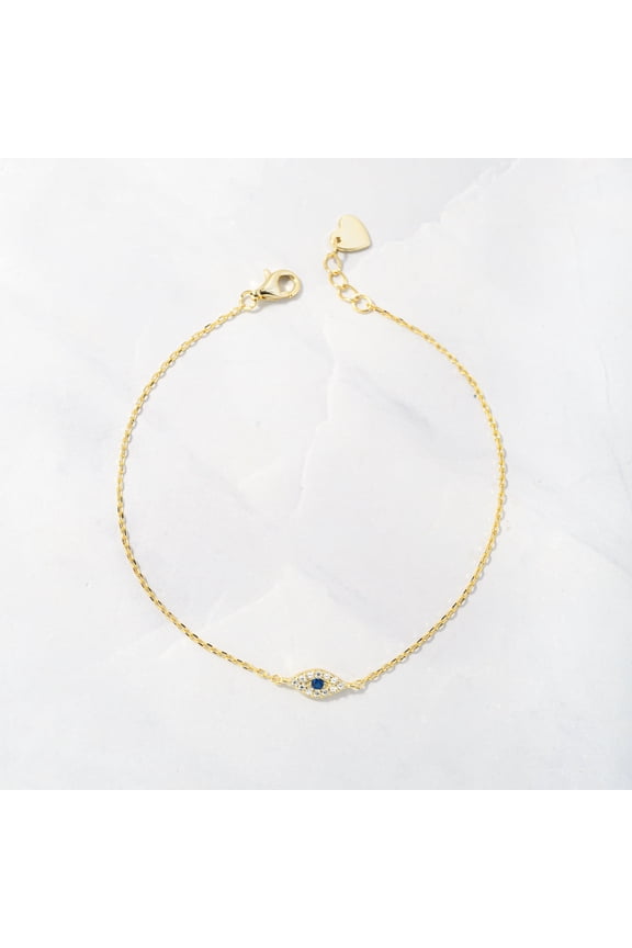 Tiny Evil Eye Bracelet