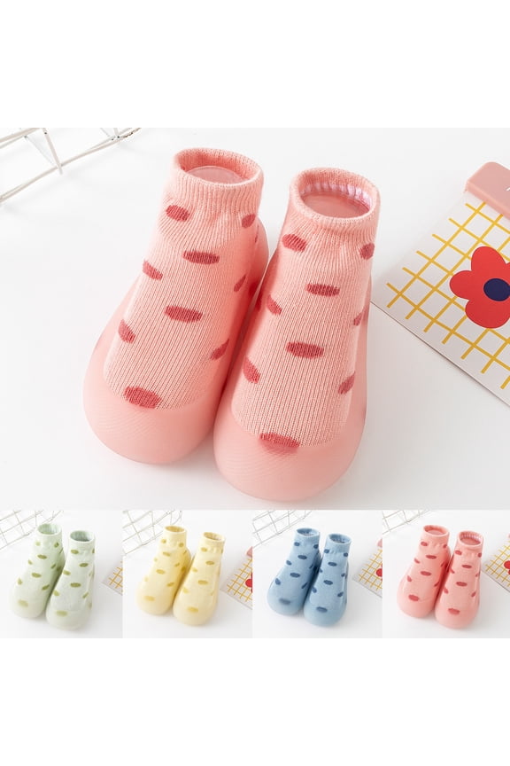 Tiny Explorings Sock Shoes Infant Socks Shoes Flat Bottom Non Slip Breathable Baby Sneakers Toddler Walking Shoes Blue 0 Months-6 Months