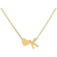 thumbnail image 1 of Tiny Gold Heart Initial Necklace Dainty Silver Heart Letter A-Z Necklace Personalized Monogram Name Necklaces Birthday Gifts For Women Jewelry[o2347], 1 of 2