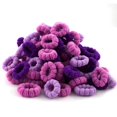 thumbnail image 1 of Tiny Hair Tie for Toddler Girls,120pcs,No Damage Hair Ties for Kids,Children,Seamless,Soft Cotton Small Hair Elastic Pony Tail Tie,Won't Pull Out (Purple), 1 of 12