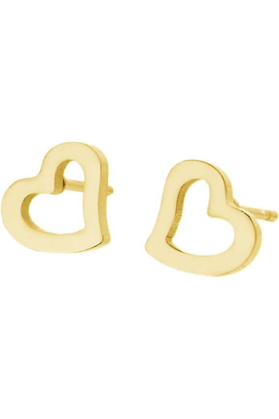 Tiny Heart Stud Earrings for Women Hypoallergenic Stainless Steel Mini Cartilage Tragus Piercing Earring Minimalist Promise Love Heart Studs for Sensitive Ears Wedding Valentine Jewelry