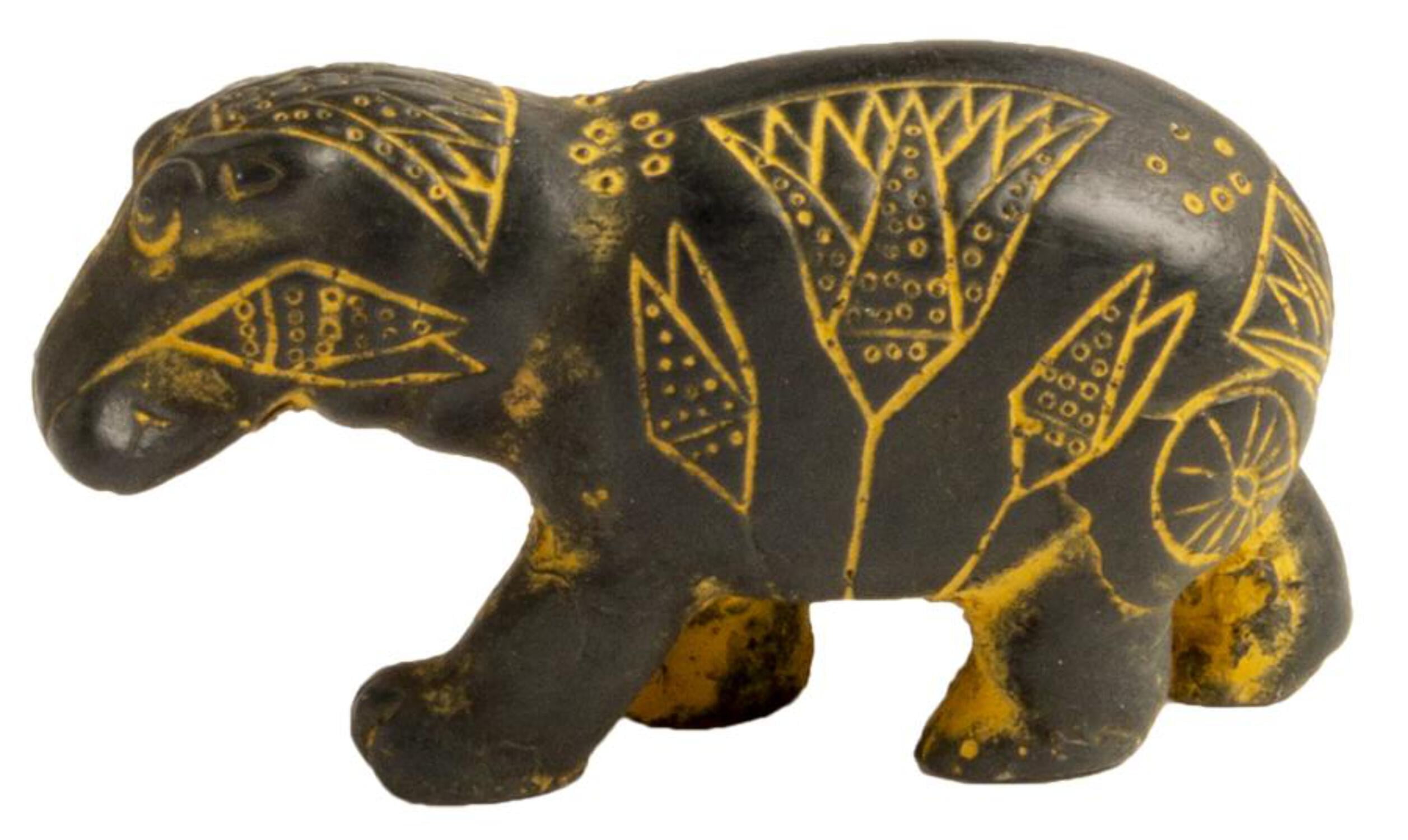 Tiny Hippo Figurine - Egyptian Goddess Taweret - Walmart.com