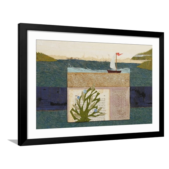 Art.com Tiny House III Art Print by Susan Savory, Black Frame Wall Art, 44" x 32"