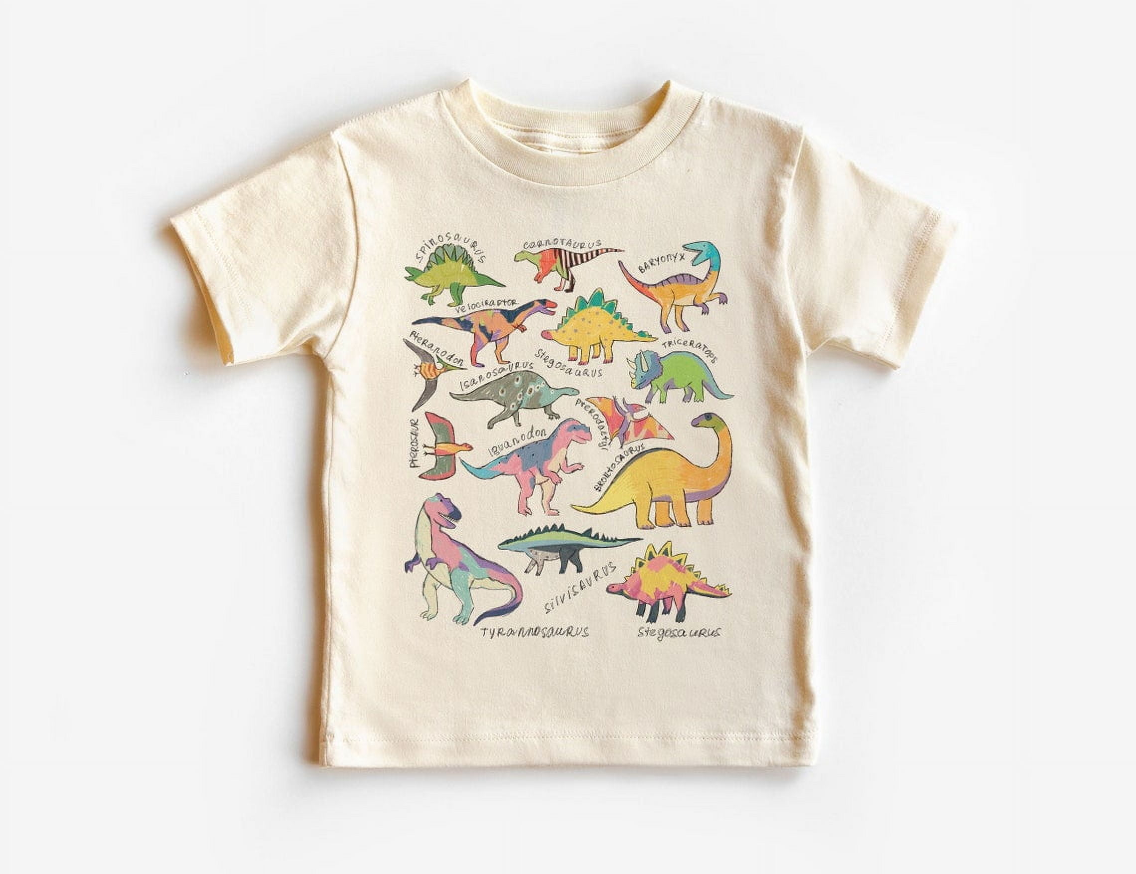 Tiny Hug Cute Dinosaur Toddler Shirt, Future Paleontologist, Dino Names ...