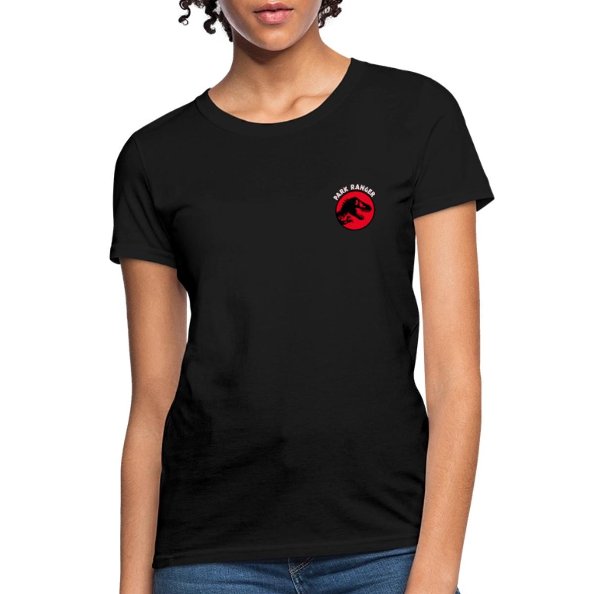 Tiny Hug Jurassic Park Park Ranger Small Logo Women'S T-Shirt - Walmart.com
