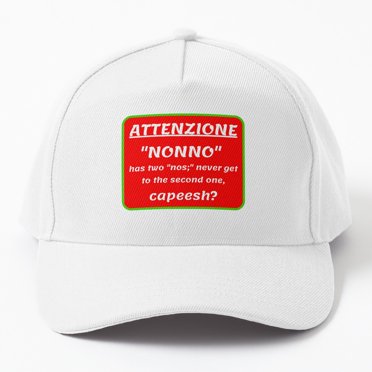 Custom Nonno Baseball Cap, Personalized Hat For Nonnos Birthday