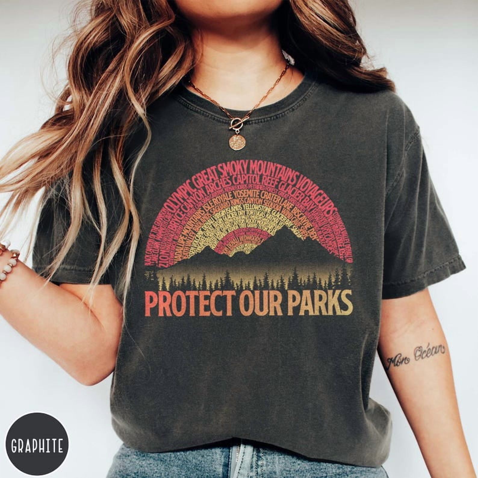 Tiny Hug Protect Our Parks Shirt 63 National Parks Shirt Park Ranger ...