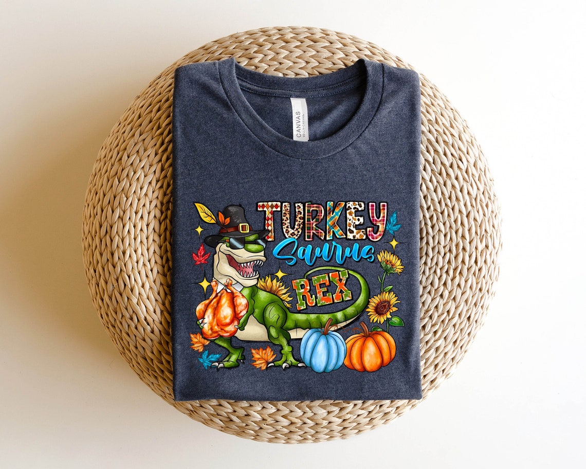 Tiny Hug Turkey-A-Saurus Shirt, Thanksgiving Shirt, Thankful Tee, Fall ...
