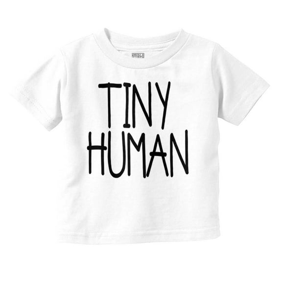 Tiny Human Adorable Simple Babies Toddler Boy Girl T Shirt Infant Toddler Brisco Brands 12M