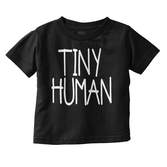 Tiny Human Adorable Simple Babies Toddler Boy Girl T Shirt Infant Toddler Brisco Brands 12M