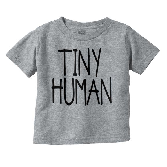 Tiny Human Adorable Simple Babies Toddler Boy Girl T Shirt Infant Toddler Brisco Brands 24M