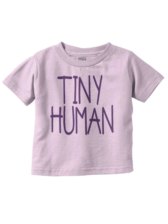Tiny Human Adorable Simple Babies Toddler Boy Girl T Shirt Infant Toddler Brisco Brands 6M