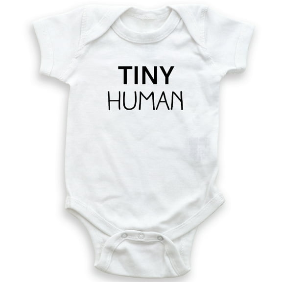 Tiny Human - Baby Bodysuit - Unisex Clothing - Baby Boy - Baby Girl - Newborn Baby - Baby Shower Gift