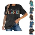 thumbnail image 1 of Tiny Human Tamer Graphic Tees for Women 2026 Summer Casual Short Sleeve Crewneck Teacher Tshirts School Teaching Tee, 1 of 4