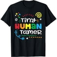 thumbnail image 1 of Tiny Human Tamer Shirt Gift Mom Nanny Babysitter Teacher T-Shirt, 1 of 4
