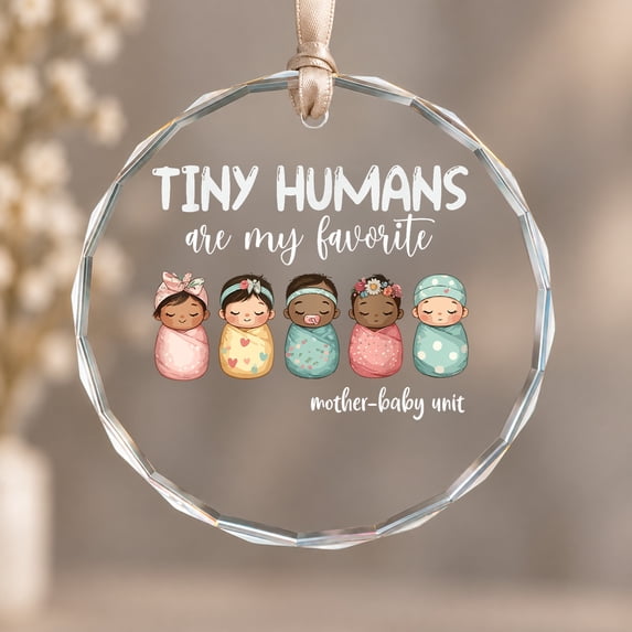Tiny Humans Are My Favorite NICU Mother Baby Unit Nurse Christmas ...